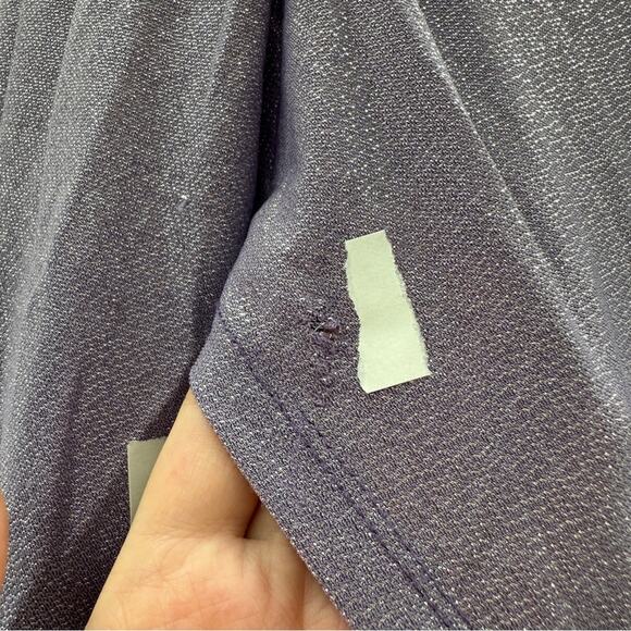 RTR Bronx & Banco Amara Lilac Cut Out Side Slit Long Sleeve Maxi Dress Sz 4 - Picture 8 of 16